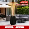BAOURE 48000 BTU Pyramid Patio Heater with Wheels & Cover | Outdoor Propane Heater for Garden & Commercial Use - 3 of 4