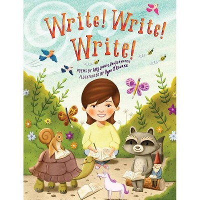 Write! Write! Write! - by  Amy Ludwig Vanderwater (Hardcover)