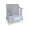 Belatt 4-in-1 Convertible Crib and Toddler Bed, Solid Wood, Adjustable Mattress Height, Gray - 3 of 4