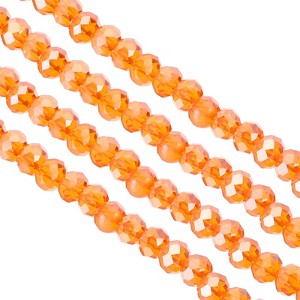 Unique Bargains Sparkly Faceted Durable Waterproof Loose Small Round Beads 10 Pcs - 1 of 4