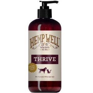 Hemp Well Thrive Oil for Dogs and Cats Everyday Health - Healthy Skin and Coat - 1 of 4