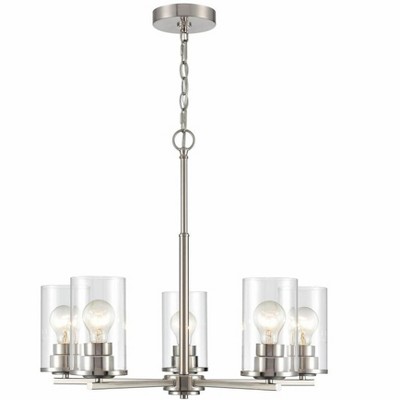 Millennium Lighting Verlana 5 - Light Chandelier in  Brushed Nickel