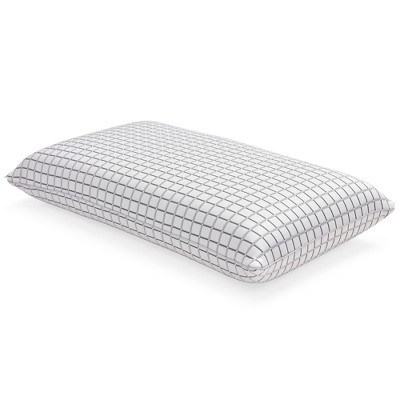 Queen Charcoal Infused Ventilated Foam Pillow White - Jubilee Mattress