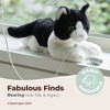 Bearington Collection Lil' Domino Plush White and Black Cat Stuffed Animal, 8 Inch - image 2 of 4