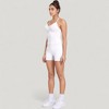 Anna-Kaci Active Women's Seamless Active Set with Halter Neck Top and Fitted Shorts - 3 of 4