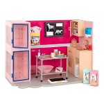 Our Generation Horse Barn Playset For 18 Dolls Saddle Up Stables Pink Target