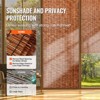 VEVOR Natural Reed Fencing, 4 ft x 16.4 ft, 2 Pack Reed Screen Curtain Balcony Reed Fence Roll for Outdoor Backyard Patio, Decorative Fence - 4 of 4