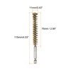 Unique Bargains Sturdy Wear-resistant 1/4" Hex Shank Handle Cleaning Brass Bore Brush - 2 of 4