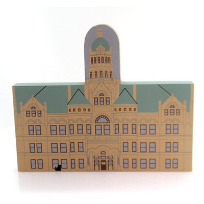 Cats Meow Village 6.0 Inch Trumbull County Courthouse Warren Ohio Souvenir Village Buildings