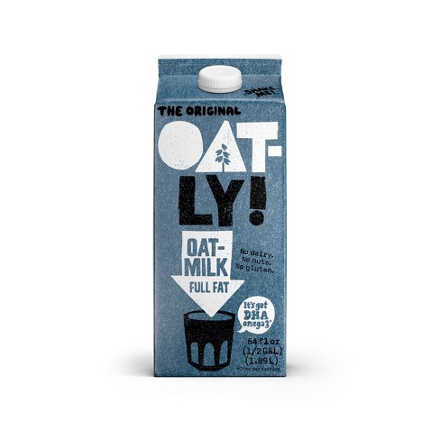 Oatly Full Fat Oatmilk - 0.5gal : Target