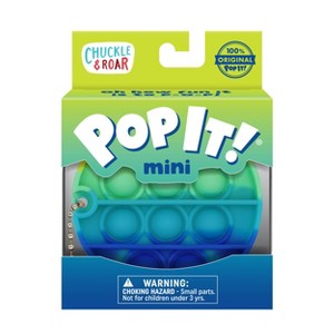 Chuckle & Roar Mini POP It! Blue Green Ombre Circle - 1 of 3