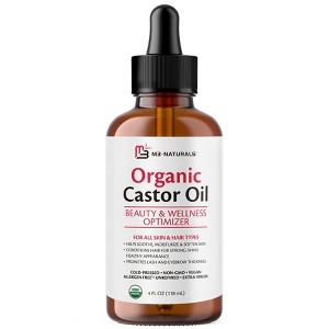 Pure Castor Oil Pack Kit, Organic Castor Oil Cold Pressed Glass Bottle Adjustable Reusable Cotton Castor Oil Wrap for Detox Wellness, M3 Naturals - 1 of 4