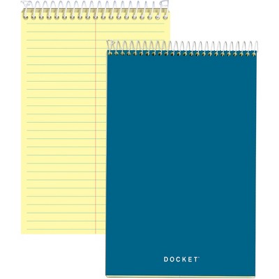 Tops Steno Pad Gregg Ruled 100 Sheets 6"x9" Canary Paper 63851