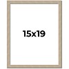 PosterPalooza | 15x19 Thin Barnwood Picture Frame, UV Acrylic, 2 Finishes - Grey and Black - 2 of 4