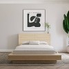 Nexera Queen Marconi Headboard Natural Blonde Oak: Engineered Wood with Built-In Storage Shelves - 4 of 4