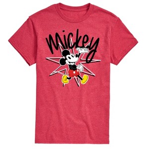 Men's - Disney - Mickey Star Burst Short Sleeve Graphic T-Shirt - 1 of 4