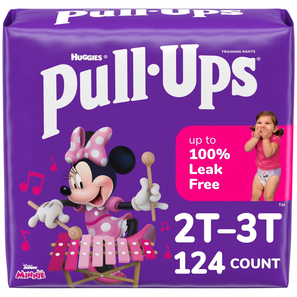 Photos - Nappies Pull-Ups Girls' Learning Design Pack Disposable Training Pants - 2T-3T - 1