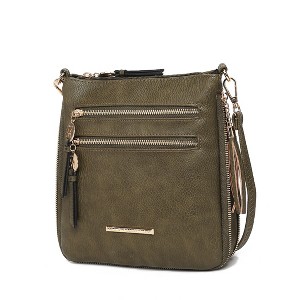 MKF Collection Angelina Crossbody Shoulder Women's Handbag Vegan Leather Purse by Mia K - 1 of 4