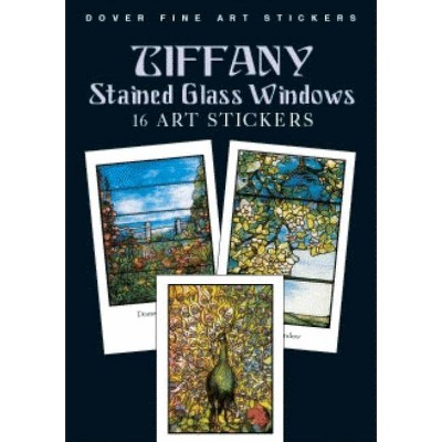 Tiffany Stained Glass Windows - (Fine Art Stickers) by  Louis Comfort Tiffany (Paperback)