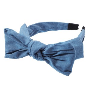Unique Bargains Women's Double Bow Knot Fashion Headband 1.34 Inch Wide 1 Pc - 1 of 4