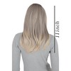Alilang 11 Inch Layered Curly Wig with Curtain Bangs Synthetic Wavy Wig for Women Hair Wig for Daily - 3 of 4