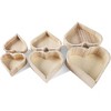 Bright Creations Set of 3 Unfinished Wood Box, Heart Jewelry Box for Painting, Wooden Boxes for Crafts with Magnetic Hinged Lid - 4 of 4