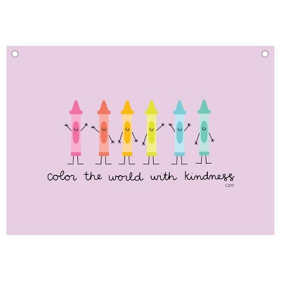 Callie Danielle Tapestry Color the World with Kindness