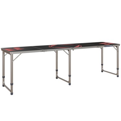 OUTSUNNY Table pliante en aluminium table de camping table de