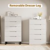 5 Dresser for Bedroom, 45" Tall Dresser, Freestanding Vertical Drawer Cabinet with Storage - 4 of 4
