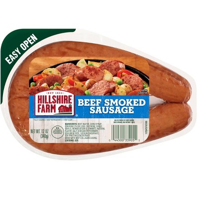 Hillshire Farm Beef Smoked Sausage Rope - 12oz