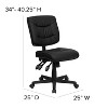 Emma and Oliver Mid-Back Black LeatherSoft Multifunction Swivel Ergonomic Task Office Chair - 4 of 4