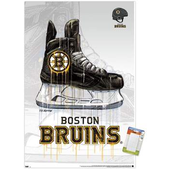 Trends International NHL Boston Bruins - Drip Skate 20 Unframed Wall Poster Prints