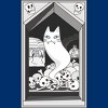 Men's Design By Humans Ghost cat the Keeper of the Crypt By runcatrun Tank Top - 2 of 2