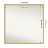 Amanti Art Incline Non-Beveled Wood Framed Bathroom Vanity Wall Mirror - 3 of 4