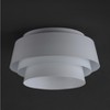 Soraya 3 Light 14" Flush Mount - FLU4111 - White - Safavieh - 3 of 4