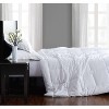 London Fog King Reversible Embossed Dot Seersucker Down Alternative Comforter: Hypoallergenic, Microfiber, Machine Washable - 4 of 4