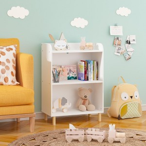 NicBex Bookcases for Living Room Multifunction Display Stand Bookshelf Toy Storage Organizer with Legs for Bedroom - 1 of 4