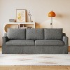 Lycvki 93" Modern 3-Seater Sofa Couch with Deep Seats and Removable Slipcover - 2 of 4