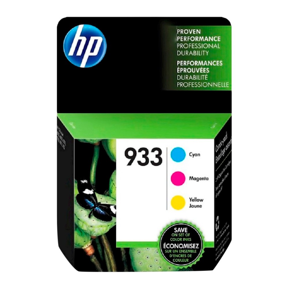 Photos - Ink & Toner Cartridge HP 933 C/M/Y 3pk Ink Cartridges - Cyan, Magenta, Yellow  (N9H56FN#140)
