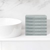 Unique Bargains Hotels Spa Highly Absorbent Striped Cotton Washcloths 14" x 14" - 2 of 4