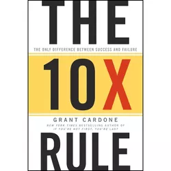 The 10x Rule - by  Grant Cardone (Hardcover)