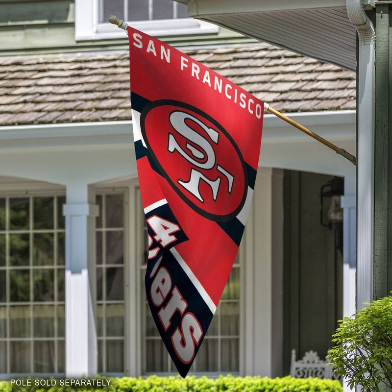 NFL San Francisco 49ers 28&#34;x40&#34; Retro Banner Flag, 2 of 4