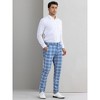Lars Amadeus Men's Plaid Regular Fit Formal Business Dress Pants - 4 of 4