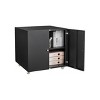 Kumasinova 17.7"/23.6" Double-Door Printer Cabinet with Wheels,360° Locakable Roll File Cabinet with Metal Frame,Heavy-Duty File Cabinets for Office - 4 of 4