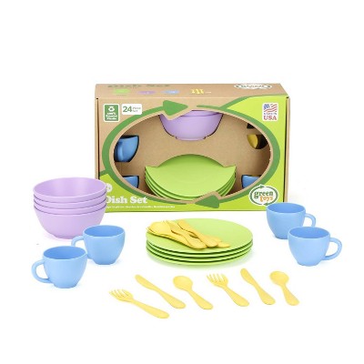 Educational Insights Dishes Set Play Tea Dish Kids Pretend Toy Kitchen Childs 