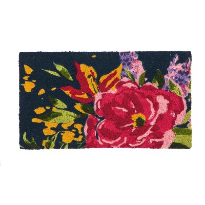 Evergreen Flag Grand Floral Coir Mat