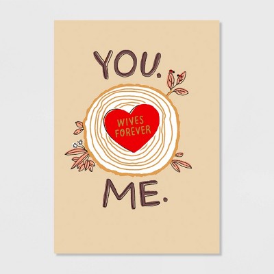 Valentine's Day Cards 'You Me Wives Forever'