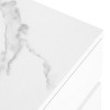 Homy Casa TV Stand with LED Lights and Storage Cabinets for Living Room or Entertainment Area, White - 4 of 4