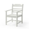 NicBex Outdoor Dining Chairs Set of 2 Patio Wooden Grain Side Chairs with Armrest for Garden,Backyard - 4 of 4