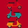 Men's Design By Humans retro and classic motorbike By kiryadi T-Shirt - 2 of 4